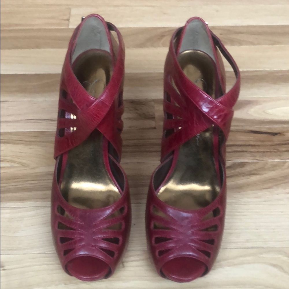 Red dancing shoes